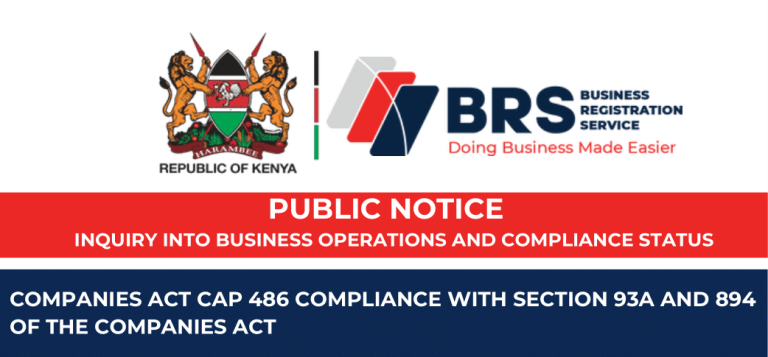 Beneficial Ownership Compliance Notice