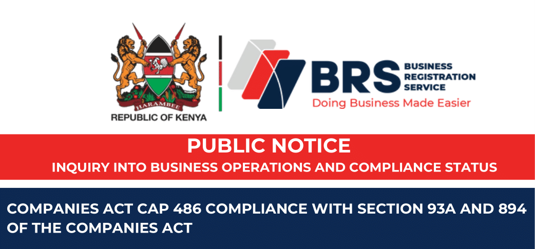 Beneficial Ownership Compliance Notice